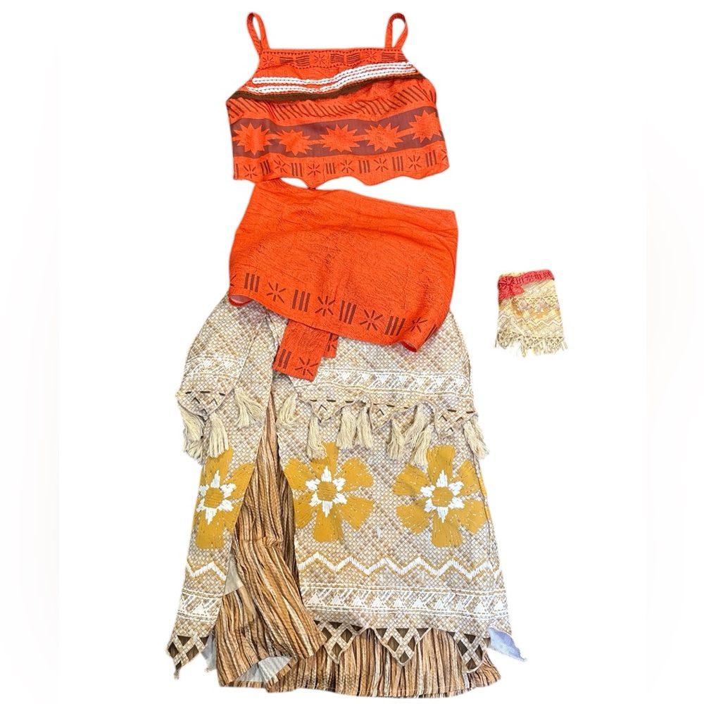 Disney store Moana kids costume outfit size 7/8